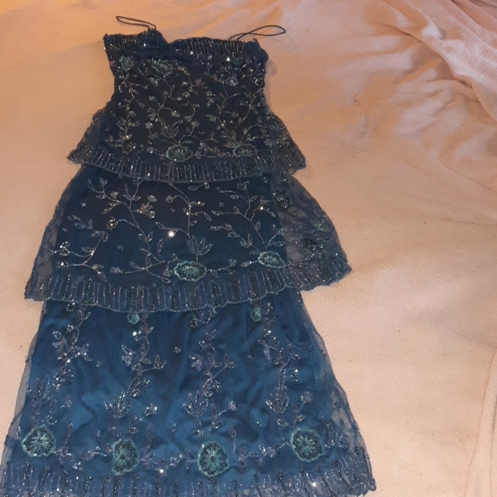 A handmade prom dress.